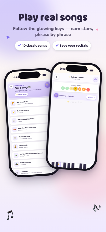 Piano Steps — piano lessons for kids with songs and stars
